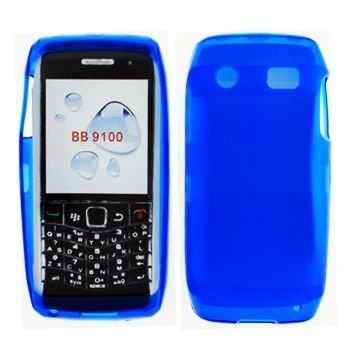 Blackberry pearl 9100 Dark Blue Crystal Skin Case