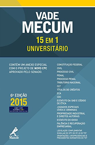 Vade Mecum Universitário 15 em 1 (Portuguese Edition)