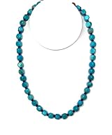 Necklace - Turquoise Cubes & Amethyst