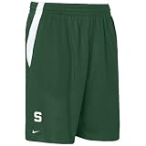 Nike Michigan State Spartans Green Classic Mesh Shorts III
