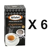 Produkt-Bild: Kaffee Espresso Bristot Box 6x18 Pads / Cialde - 6x125 gr.