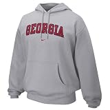 Nike Georgia Bulldogs Ash Arch Lettering Hoody Sweatshirt