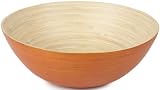 Core Bamboo Modern Round Bowl, Pumpkin, Extra Large