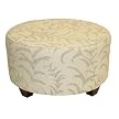 Willow Round Ottoman - Granite