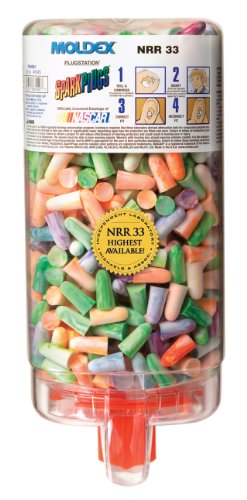 Moldex 6645 Sparkplug Earplugs PlugStation with 500 pairs On Sale