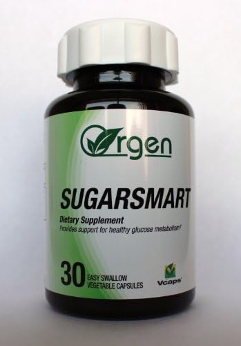 SugarSmart - Chromium 10 mg, Gymnema 200 mg, Bitter melon 70 mg, Jambolan 70 mg, Shilajit 50 mg, Enicostema 50 mg, Chancapiedra 50 mg - 30 Veg Caps