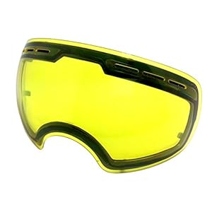 SameTop Mirror Coating Anti-fog UV 400 Protection Spherical Dual Lenses Snow Skate Ski Goggles Night Ski Lenses