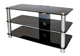 Icon Opus 3237 - Glass Stand For LCD & Plasma TV  Up To 32 - Black