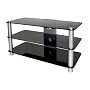 Icon Opus 3237 - Glass Stand For LCD & Plasma TV  Up To 32" - Black