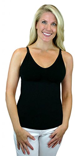 Bamboobies Super-Soft Seamless Nursing Tank with Clasps for Ease of Nursing
