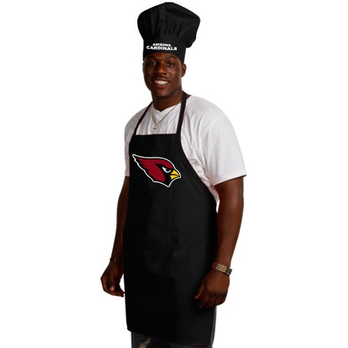 NFL Arizona Cardinals Chef Hat and Apron Set