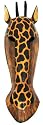 African Giraffe Jungle Mask Africa Decor Wall Hanging