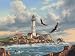 Boston Lighthouse Art Print Poster By Rudi Reichardt, 8