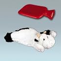 Wärmflasche mit weichem Plüschtier HAPPY COW