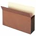 Smead Pockets, Legal Size, Straight Cut, 5-1/4 Inch Expansion, Rollover Tyvek at Top-reinforced sides, Redrope, 50 Per Ctn (74810)
