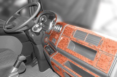 PreWoodec Fahrzeug-Innenausstattung Marke MAN Typ TGL Carbon-Fiber