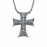 STARHAVEN Large Gothic Cross Necklace