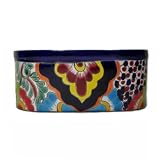 Talavera Oval Window Sill Planter, 9