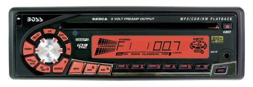 Boss Audio 625CA CD MP3 Receiver w Detachable Front Panel