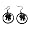 New York Yankees Hoop Logo Earring Set Mlb Charm Image #1