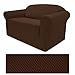 EverydaySpecialcom STRETCH FORM FIT-3 Pc. Set, Couch/Sofa + Loveseat + Chair Covers-BROWN
