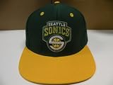 NBA Seattle Supersonics Retro 2 Tone Snapback Cap Old School
