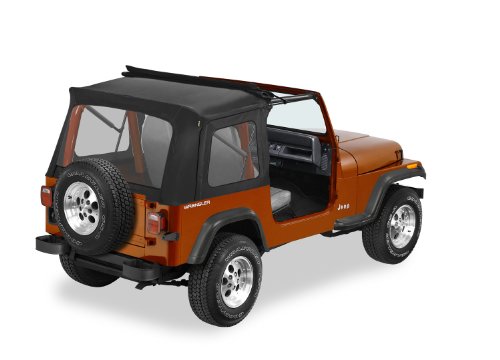 Bestop-5169815-Black-Denim-Sunrider-Complete-Replacement-Soft-Top-with-Clear-windows-No-doors-included-1976199