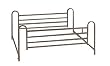 `Full Length Hospital Bed Rails (Pair) `Full Length Hospital Bed Rails (Pair)