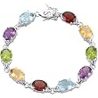 Sterling Silver Multi-Gemstone Bracelet