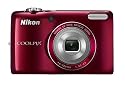Nikon COOLPIX L26 16.1 MP Digital Camera with 5x Zoom NIKKOR Glass Lens and 3-inch LCD (Red)