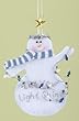 "Let Your Light Shine" Inspirational Snowman Christmas Ornament