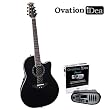 Ovation iDea Guitar with Built-in MP3 Recorder and Player, high-gloss black