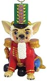 Aye Chihuahua Dog as Nutcracker Christmas Ornament