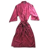 Knothe - Mens Nylon Robe, Burgundy