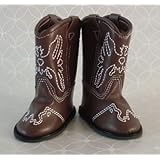 Boots Fits American Girl Doll, COWGIRL COWBOY BROWN BOOTS, 18 Inch Doll Boots