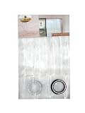 VOILAGE A OEILLETS 140x250 cm LEA BLANC Organza