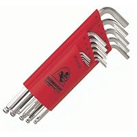 Bondhus 17095 Set of 15 Balldriver L-wrenches with BriteGuard Finish, sizes 1.27-10mm