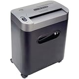 Royal Machines 112MX 12-Sheet Cross Cut Shredder Shreds CD's with Console (Black)