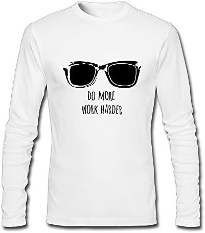 Casey Neistat Do More Men Long Sleeve T Shirts Medium White