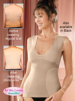 Cass Luxury Shapewear Invisibellas V-Neck Tank