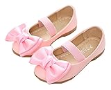 SUNATIA ベビー 子供フォーマルシューズ 女の子フォーマルシューズ プリンセス靴 耐磨 軽量 滑り止め 可愛 素敵　結婚式　発表会 パーティー　卒園式 卒業式 入学式 ホワイト　ピンク 全2色 