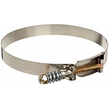 Murray TBLS Series Stainless Steel 300 Spring Hose Clamp, 5.78" Min Clamp ID, 6.08" Max Clamp ID, 3/4" Band Width, Pack Of 1