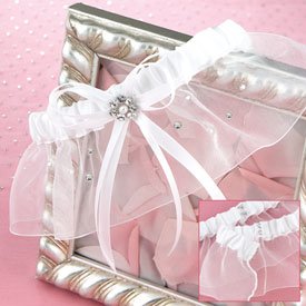 Click here to buy Rhinestine & Pearl Adjustable Garter by SHOPZEUS.