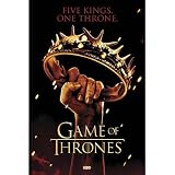 (24x36) Game of Thrones Crown Five Kings One Throne TV Poster Print