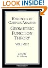 Handbook of Complex Analysis: Geometric Function Theory