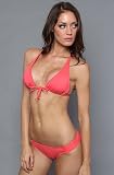 L Space The Sensual Solid Sexy Back Racer Top,Swimwear for Women