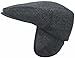 Headchange Made in USA Herringbone or Solid Ear Flap Ivy Cap Winter Hat 100% Wool