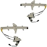 97-05 Century Regal Intrigue Front Power Window Regulators with Motors Pair Set by Aftermarket