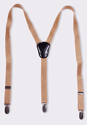 Boy's SUSPENDERS Y Shape Back Elastic Button & Clip Convertible by VESUVIO NAPOLI
