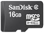 SanDisk 16 GB Class 2 microSDHC Flash Memory Card SDSDQ-016G (Bulk Packaging)